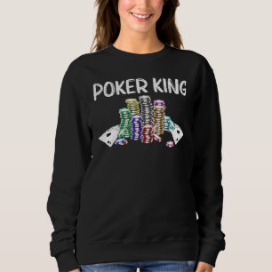 Cool Poker Art For Men Dad Gamble Gambling Casino Sweatshirt