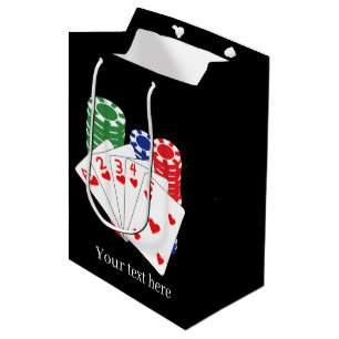 cool poker card party Casino Medium Gift Bag