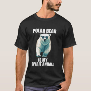 Cool Polar Bear Art For Men Women Kids Polar Bear  T-Shirt