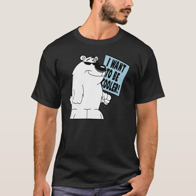 Cool Polar Bear T-Shirt (Front)