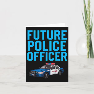 Cool Police Officer Design For Boys Kids Toddler C Card