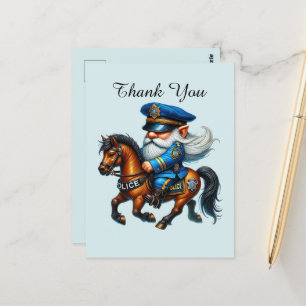 Cool Police thank you Postcard