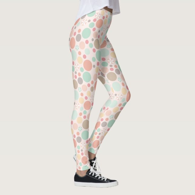 Cool Polka Dots Designer Leggings (Right)