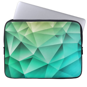Cool Polygons Geometric Pattern Laptop Sleeve