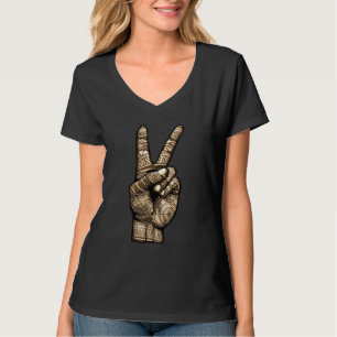 Cool Polynesian For Men Women Hawaiian Tribal Peac T-Shirt