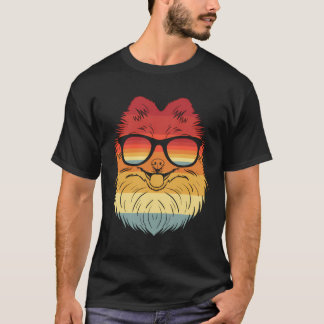 Cool Pomeranian Owner Animal Lover Gifts Dogs Retr T-Shirt