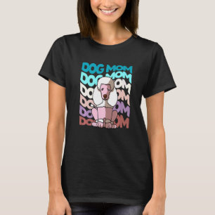 Cool Poodle Dog Mom Retro Vintage Dog T-Shirt