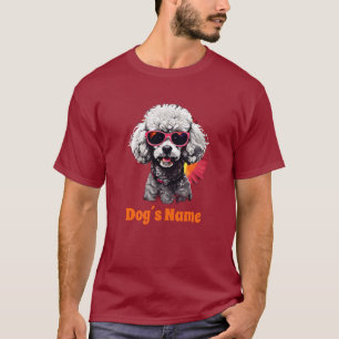 Cool Poodle With Sunglasses T-Shirt