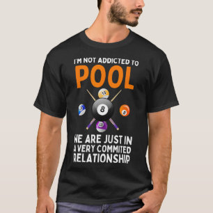 Cool Pool Art For Men Women Boys Billiard 8 Ball P T-Shirt