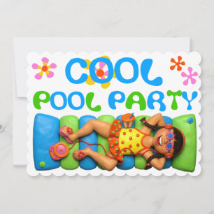 Cool Pool Party Invitation