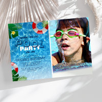 Cool Pool Party Photo | Swimming Birthday