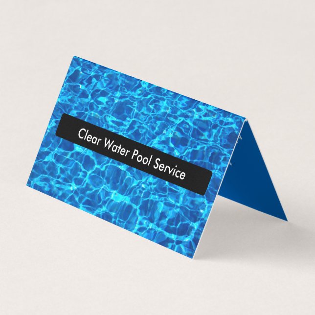 Cool Pool Sevice Business Card (Front)
