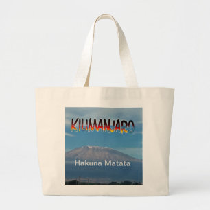 Cool Popular Walkable Climbable Mount Kilimanjaro  Large Tote Bag