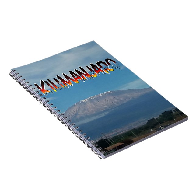 Cool Popular Walkable Climbable Mount Kilimanjaro  Notebook (Right Side)