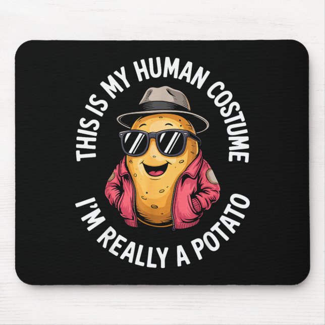 Cool Potato Novelty For Men Women Potato Gag Potat Mouse Mat (Front)