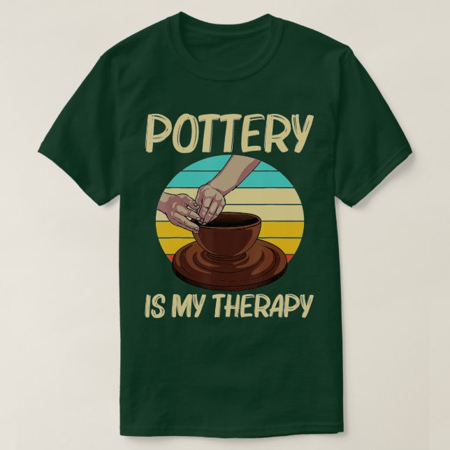 Cool Pottery Design For Men Women Pottery Ceramic  T-Shirt (Design Front)