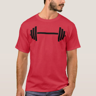 Cool Powerlifting Weightlifting Barbell  T-Shirt