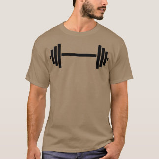 Cool Powerlifting Weightlifting Barbell T-Shirt