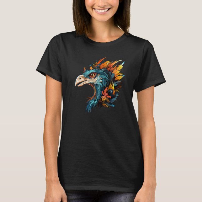 Cool prehistoric Bird for feathered Dinosaurs Cost T-Shirt (Front)