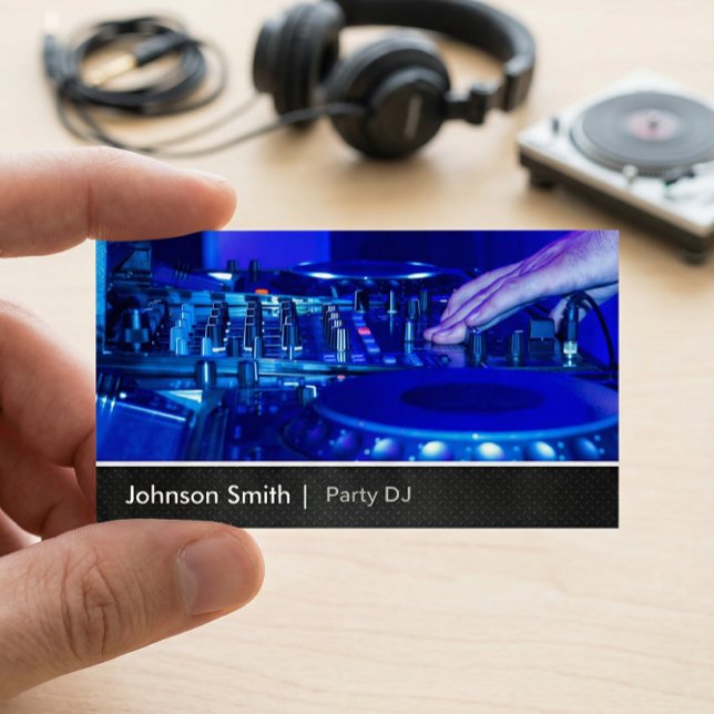 Cool Premium Metal - Turntable Scratching Music Dj Business Card (Creator Uploaded)