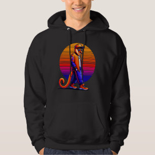 Cool Proboscis Monkey Modern Urban Style Sunset Re Hoodie