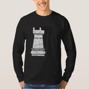 Cool Professional Chess Master Chess Piece Rook Gr T-Shirt