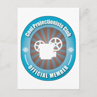 Cool Projectionists Club Postcard