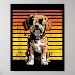 Cool proud cavapoo men women vintage dog lovers  poster