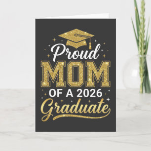 Cool Proud Mum Class of 2026, Graduation Gift Card