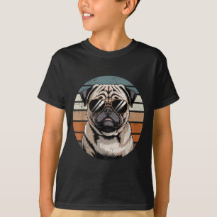 Cool Proud Pug Men Women Vintage Dog Owners T-Shirt