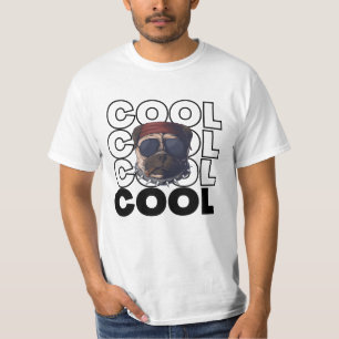 Cool Pug Graphic T-Shirt for Dog Lovers