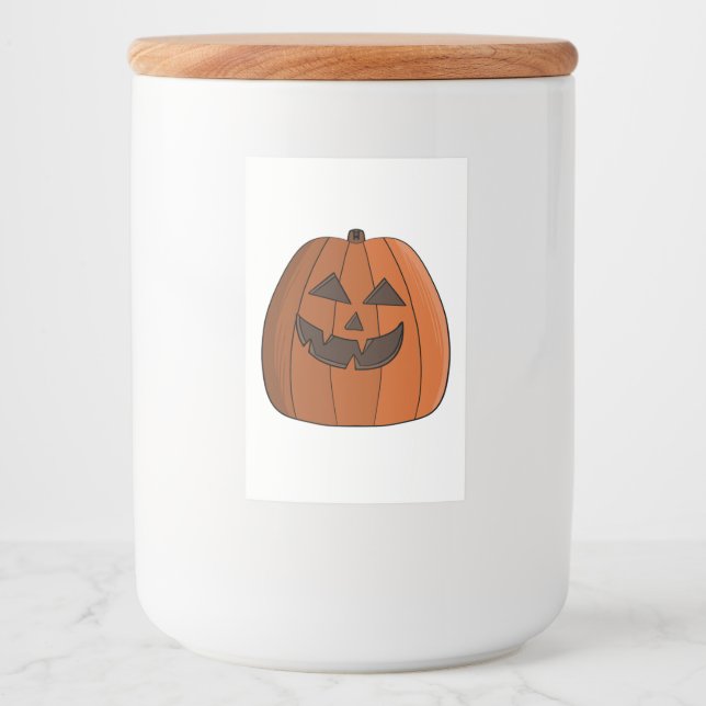 Cool Pumpkin Food Label (Front)