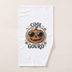 Cool Pumpkin Shirt Vintage Engraved Halloween Sung Hand Towel