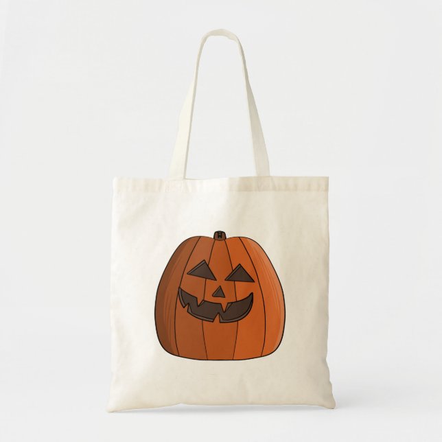 Cool Pumpkin Tote Bag (Front)