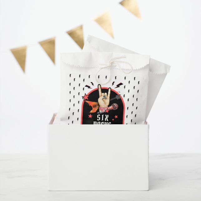 Cool Punk Rockstar Any Age Birthday Favour Bags (Party)