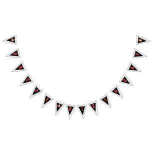 Cool Punk Rockstar Birthday Bunting Flags