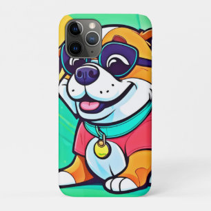 Cool Pup Cartoon Style Artwork iPhone 11 Pro Case