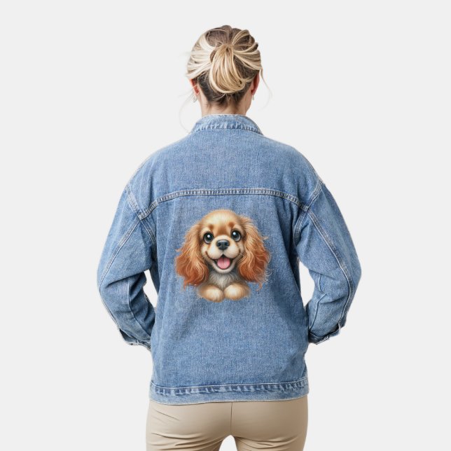 Cool puppy denim jacket (Model)