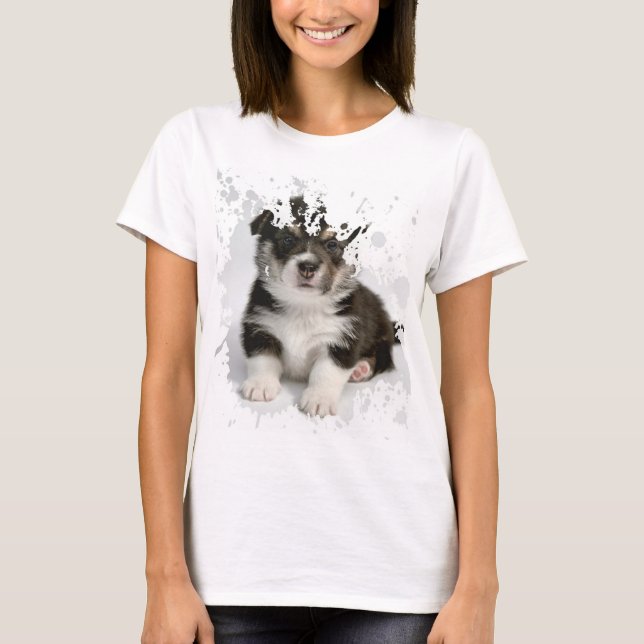 Cool Puppy Design T-Shirt (Front)
