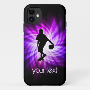 Cool Purple Basketball iPhone 11 Case