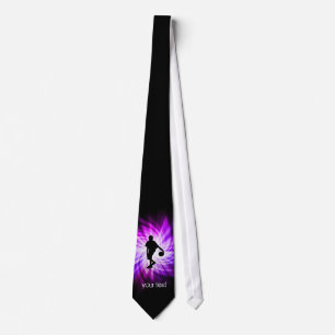Cool Purple Basketball Tie