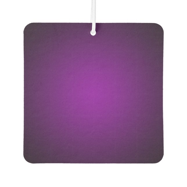 Cool Purple-Black Grainy Vignette Car Air Freshener (Front)