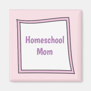 Cool Purple Box with Homeschool Mum Magnet