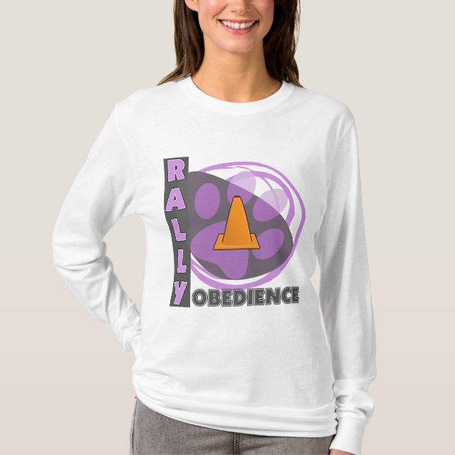 Cool Purple Rally Obedience T-Shirt (Front)