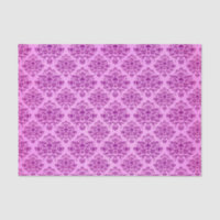 Cool Purple Skull Damask Wallpaper Pattern