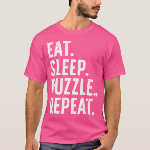 Cool Puzzle Design For Men Women Jigsaw Puzzle Pie T-Shirt