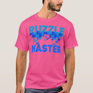 Cool Puzzle Master For Men Women Jigsaw Piece Puzz T-Shirt