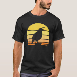 Cool Quail Art Men Women Bird Hunter Quail Upland T-Shirt