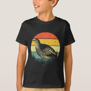 Cool Quail Art Men Women Bird Hunter Quail Upland  T-Shirt