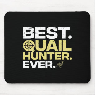 Cool Quail Hunting Art Men Women Upland Hunting Bi Mouse Mat